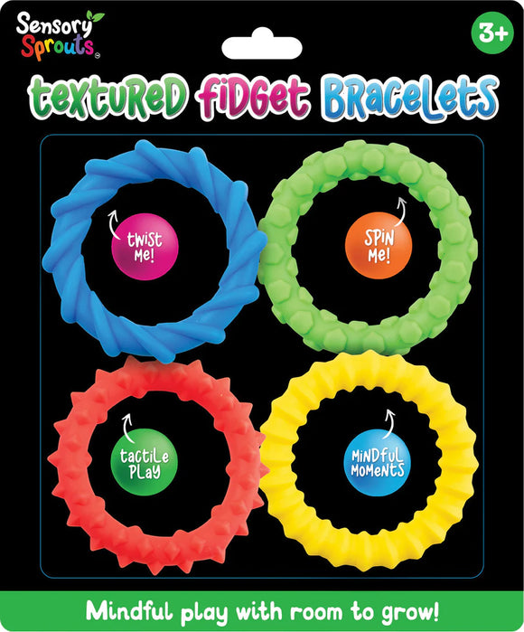 Textured Fidget Bracelets Set - Your Capability Store