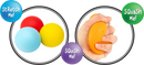 Rainbow Squishy Sensations Set-3