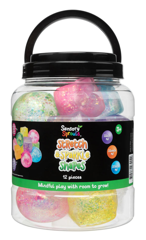 Stretch & Sparkle Shapes Jar