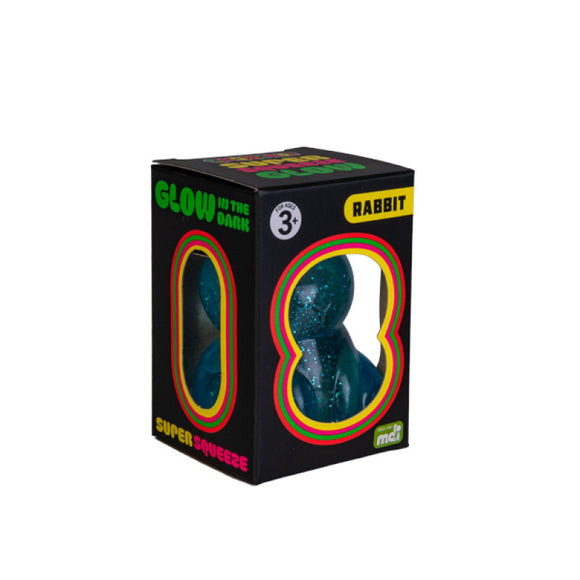 Smoosho's Super Squeeze Glow-in-the-dark Rabbit