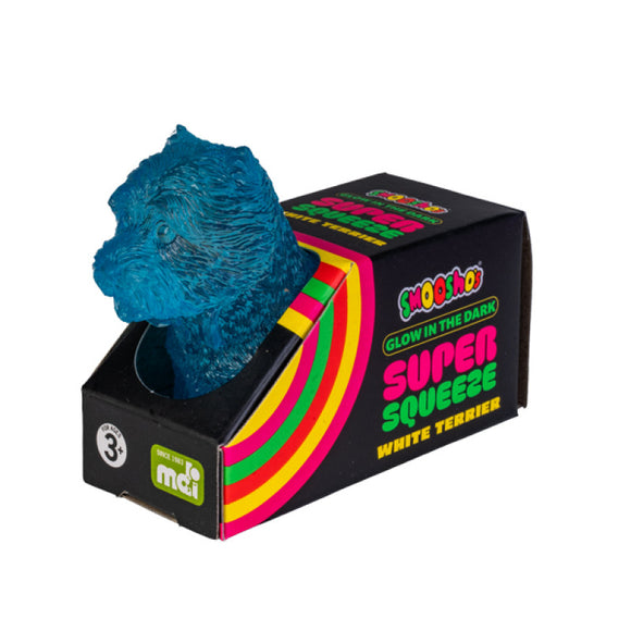 Smoosho's Super Squeeze Glow-in-the-dark White Terrier - Your Capability Store
