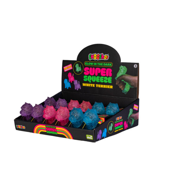 Smoosho's Super Squeeze Glow-in-the-dark White Terrier - Your Capability Store