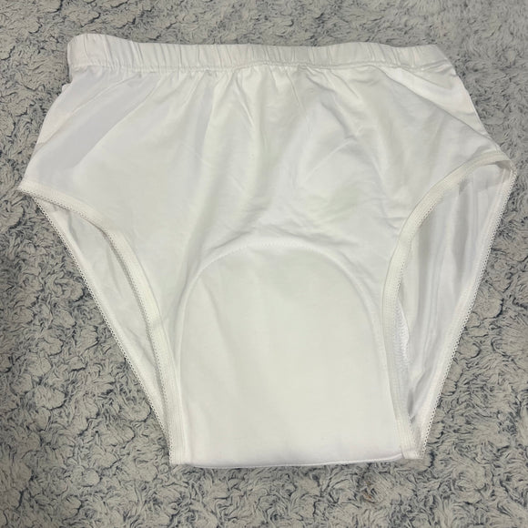 Womens Incontinents Underwear - XS White