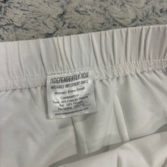 Womens Incontinents Underwear - XS White