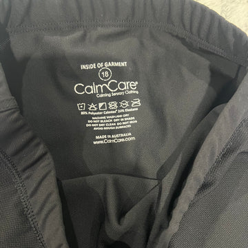 CalmCare Sensory Leggings - Size 18 Black - 0