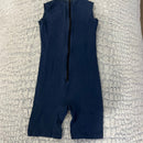 Sleeveless, short-legged onesie - Size 10 Navy-2