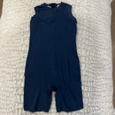Sleeveless, short-legged onesie - Size 10 Navy-1