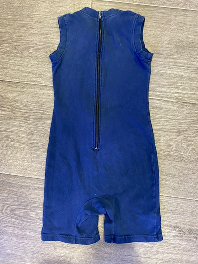 Sleeveless Onesie with a Back Zip - Size 6 Navy - Your Capability Store