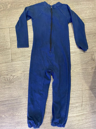 Long Sleeve Onesie with a Back Zip - Size 6 Navy - Your Capability Store