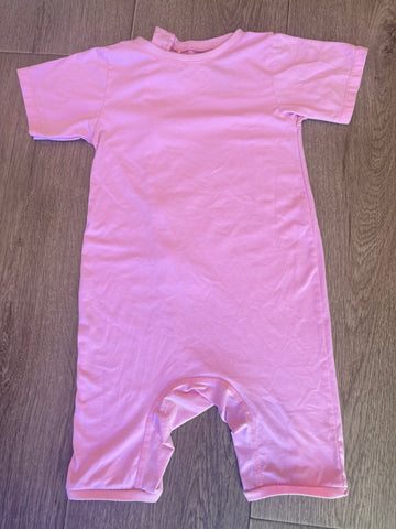 Short sleeve, short-legged Wonsie - Size 8 Pink - Your Capability Store