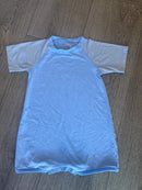 Short Sleeve Wonsie bodysuit - Size 8 Blue - Your Capability Store