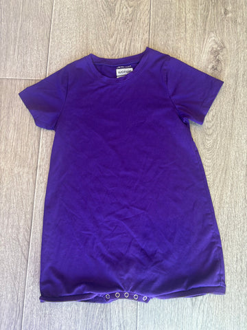 Short Sleeve Wonsie bodysuit - Size 8 Purple - Your Capability Store