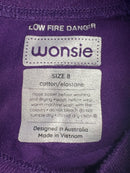 Short Sleeve Wonsie bodysuit - Size 8 Purple - Your Capability Store