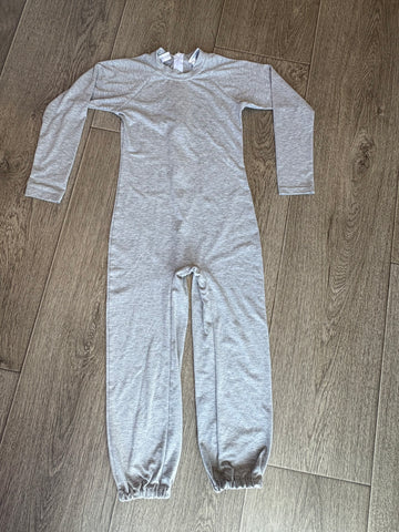 Long Sleeve Onesie with a Back Zip - Size 8 Grey - Your Capability Store