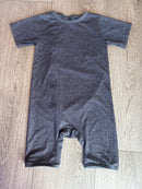 Short sleeve, short-legged Wonsie - Size 8 Dark Grey-1