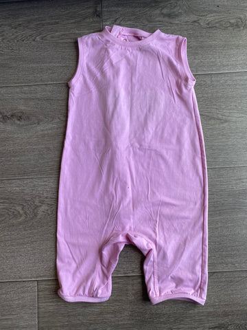 Sleeveless Wonsie short-legged bodysuit - Size 8 Pink - Your Capability Store