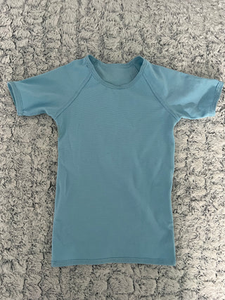 JettProof Compression T-Shirt - Size 6 Light Blue