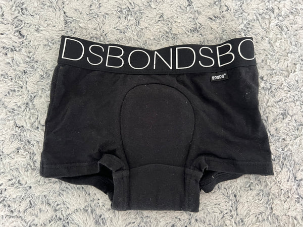 Bonds Incontinence BoyLeg Undies Size 4-6