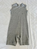 Sleeveless Onesie with a Back Zip - Size 6 Grey