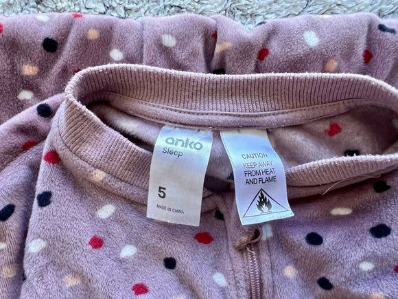 Sleep Onesie Size 5 - Your Capability Store