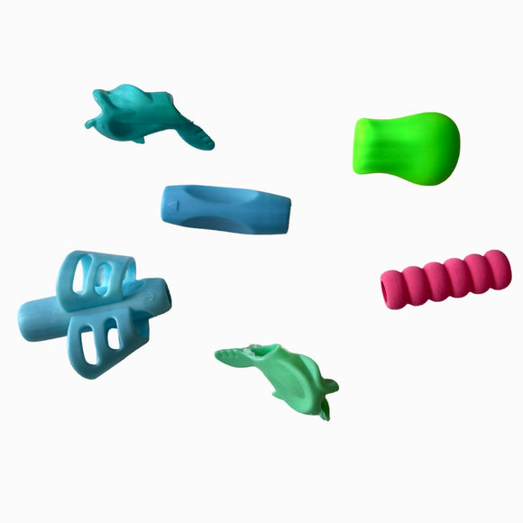 Pencil grips - pack of 6 mixed - Your Capability Store