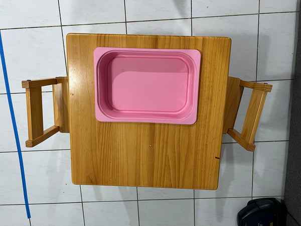 Small Table with built-in Sensory tub