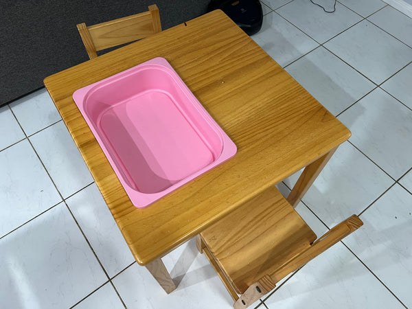 Small Table with built-in Sensory tub