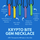 ARK's Krypto-Bite® Chewable Gem Necklace - Your Capability Store