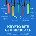 ARK's Krypto-Bite® Chewable Gem Necklace