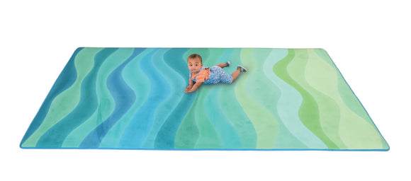 Waves Soft Memory Foam Carpet - 140x220cm