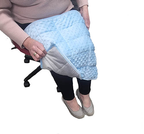 Weighted Lap Blanket Blue 2.5kg - Your Capability Store