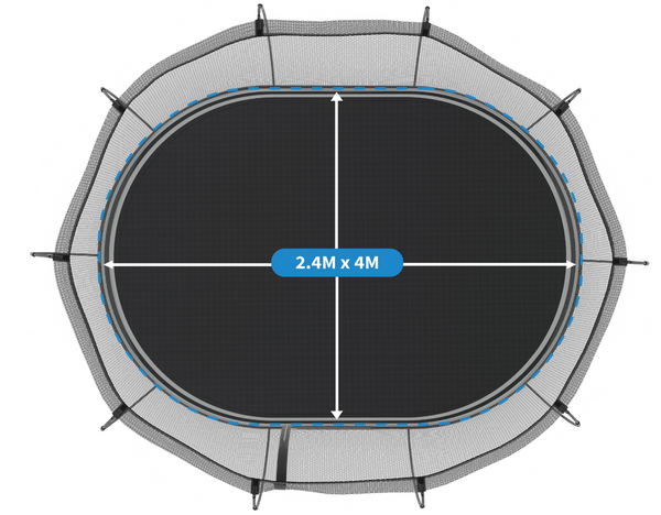 Springfree Large Oval 8ft x 13ft Trampoline