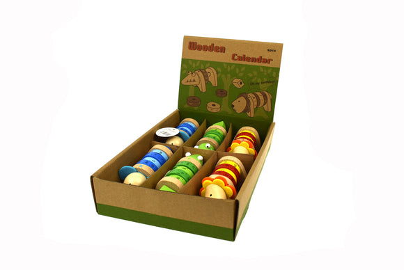 Wooden Perpetual Calendar - Jungle Animals - Your Capability Store