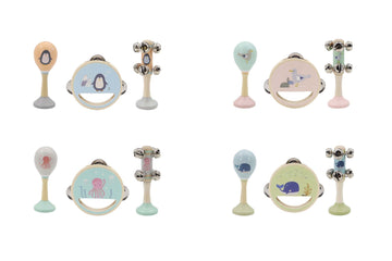 Sea Wooden 3pcs Music Set - Your Capability Store