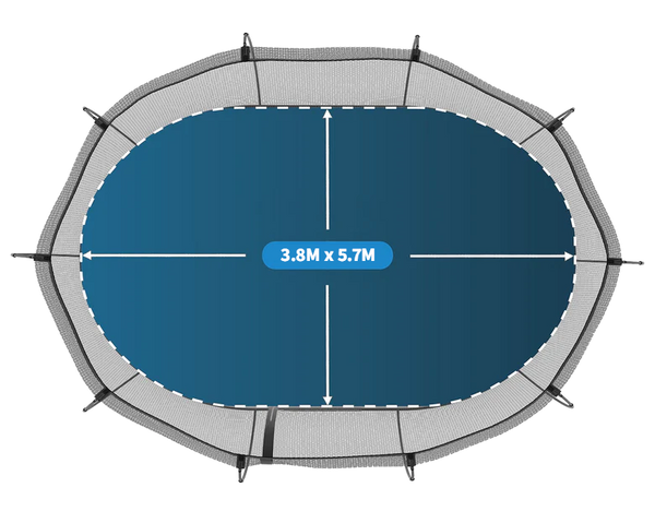 Springfree Jumbo Oval 12 ft x 19 ft Trampoline