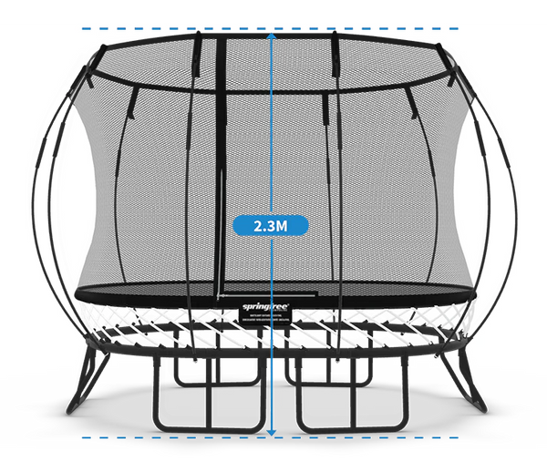 Springfree Compact Oval 6ft x 9ft Trampoline