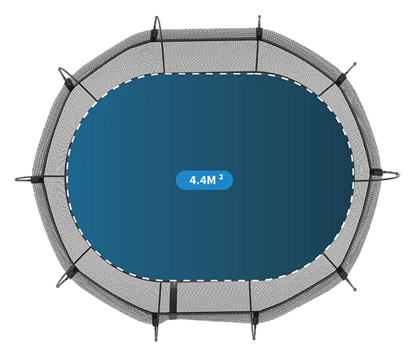 Springfree Compact Oval 6ft x 9ft Trampoline