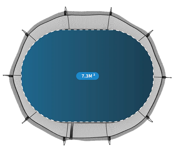 Springfree Medium Oval 8 ft x 11 ft Trampoline