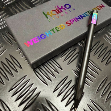 Weighted Spinner Pen with 4 refills - 0
