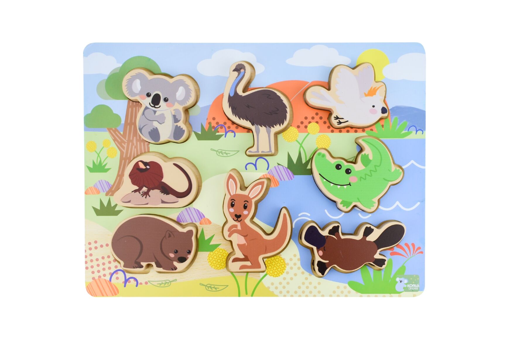 Wooden Chunky Puzzle - Australian Animals