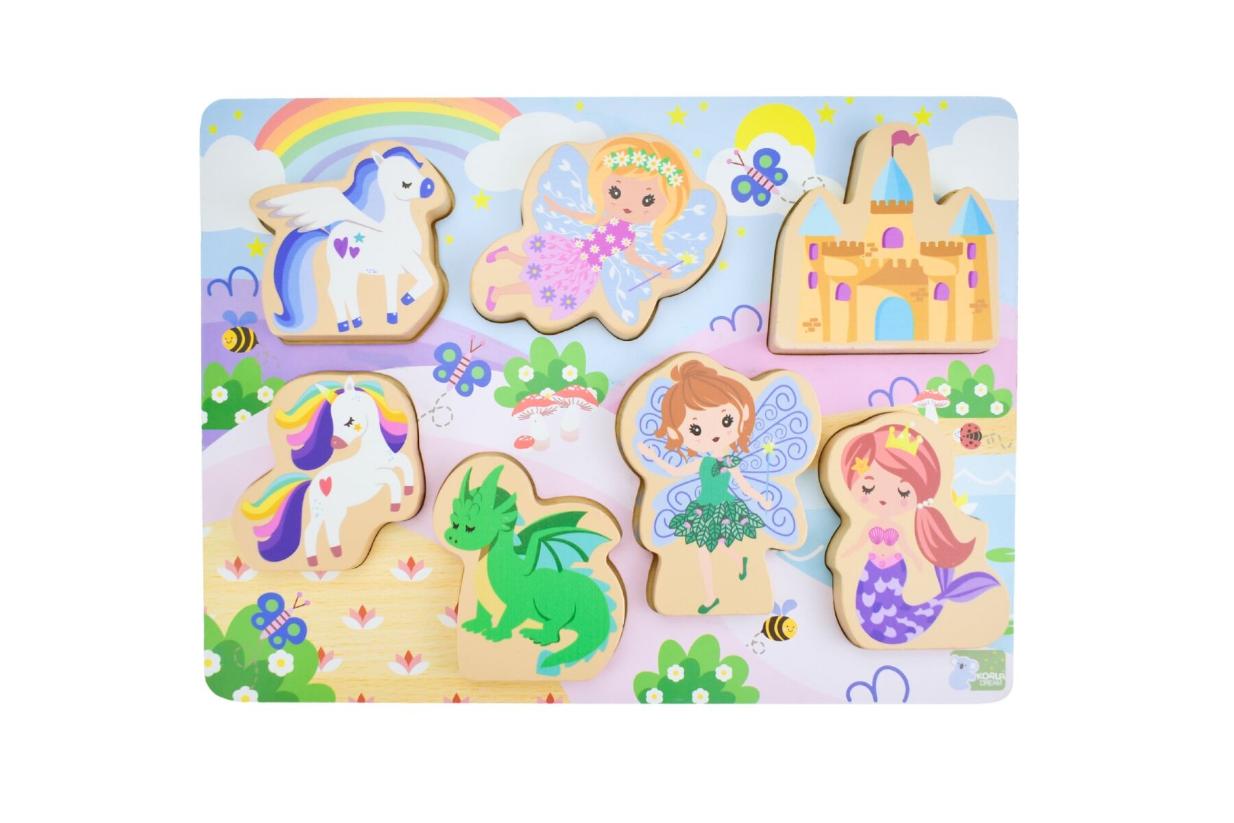 Wooden Chunky Puzzle - Fairytale