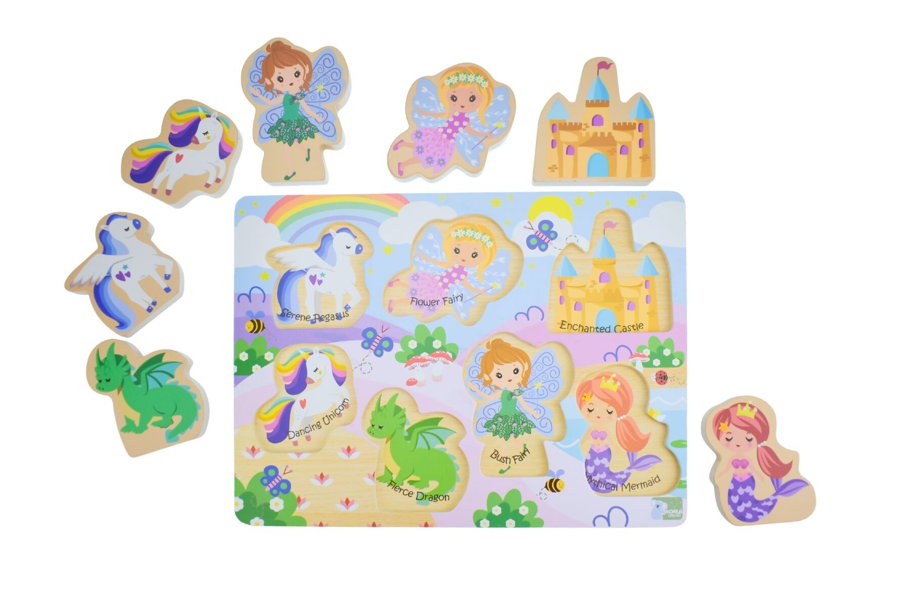 Wooden Chunky Puzzle - Fairytale - 0