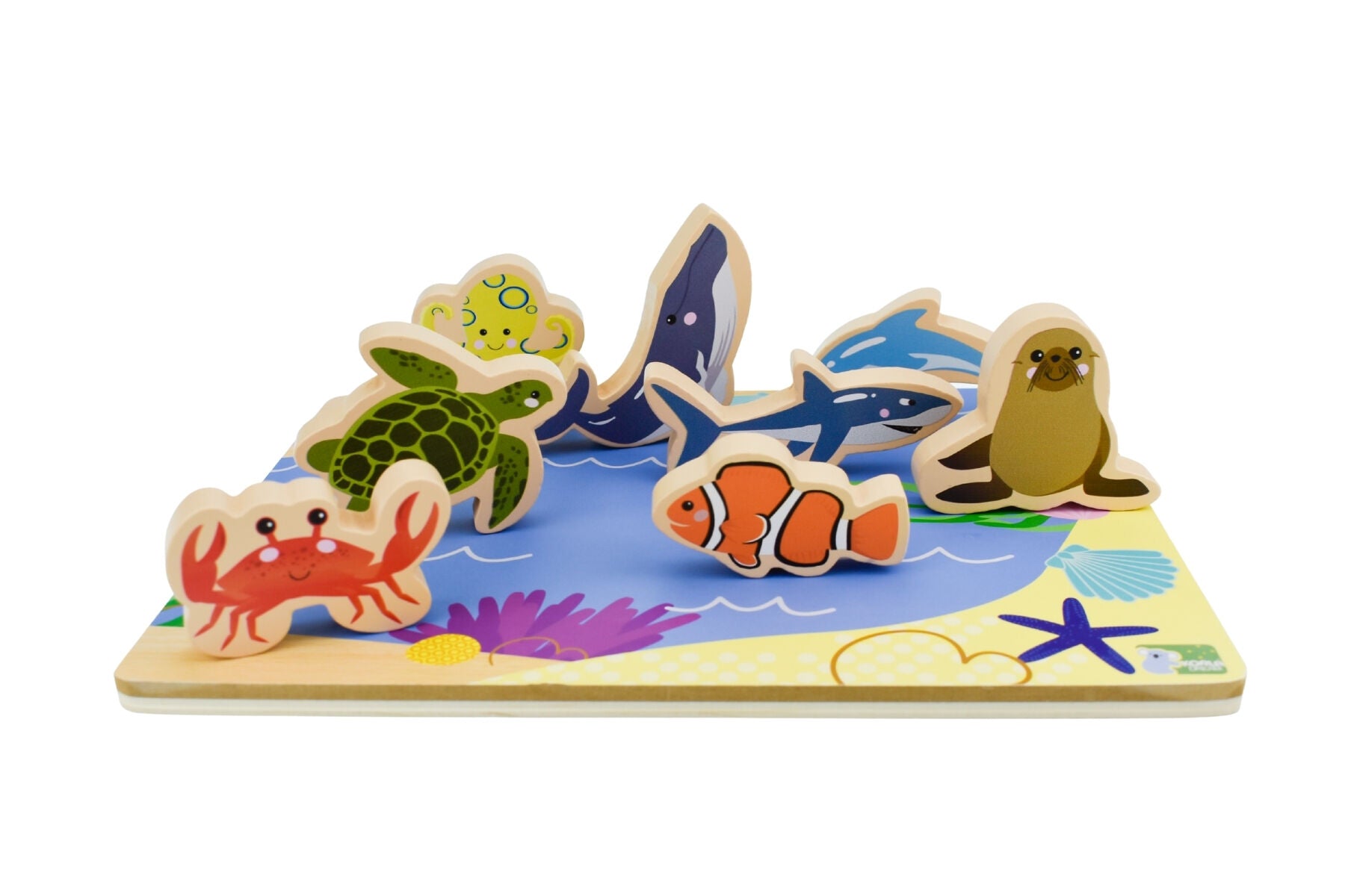 Wooden Chunky Puzzle - Sea Animals