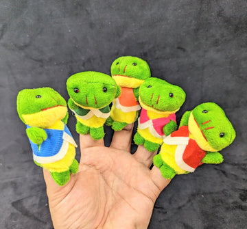 Frog Finger Puppets set (of 5) - Your Capability Store