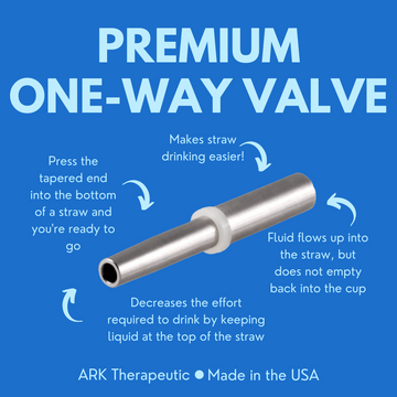 ARK Premium One-Way Valve for Easier Straw Drinking - Your Capability Store