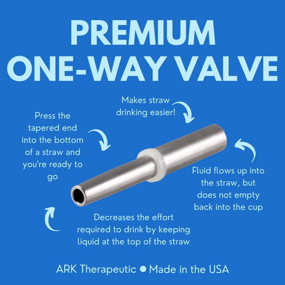 ARK Premium One-Way Valve for Easier Straw Drinking - Your Capability Store