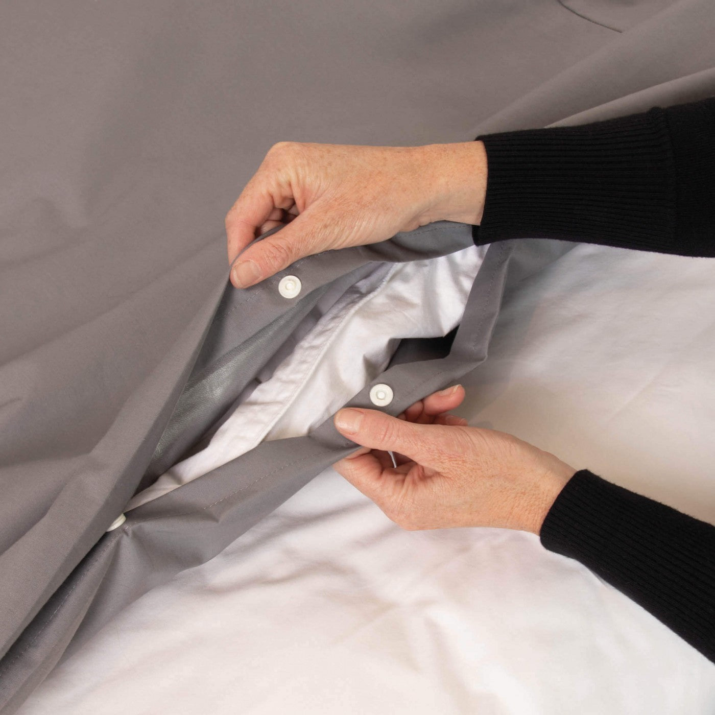 Conni Waterproof Quilt Cover - Charcoal - Your Capability Store