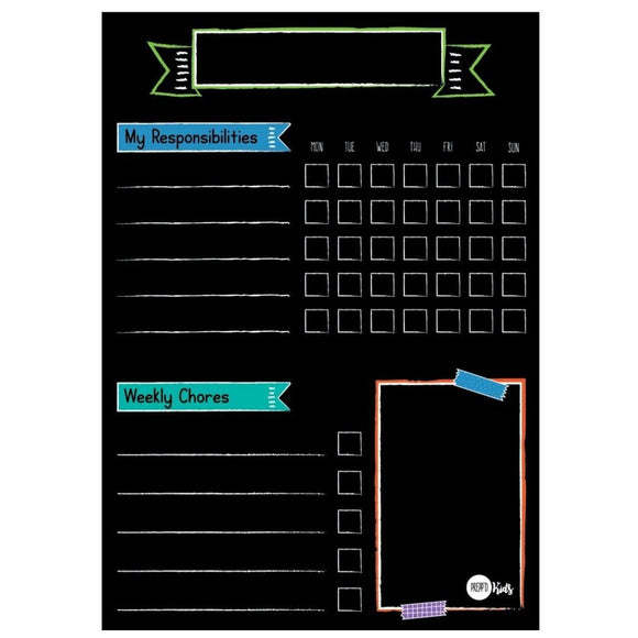 Responsibility Chart (A3 Neon) - Your Capability Store