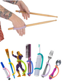 EazyHold Therapist/Teacher 7 Pack - Universal Cuff, Silicone Adaptive Grip Aid - Your Capability Store