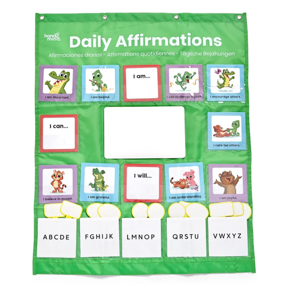 Daily Affirmations Pocket Chart - Your Capability Store